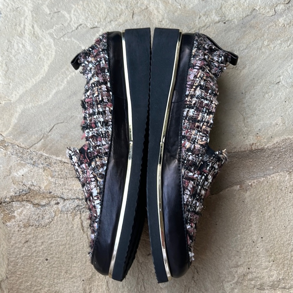 Ron White Sha-Nell Tweed Slip On Flats - Picture 3 of 12